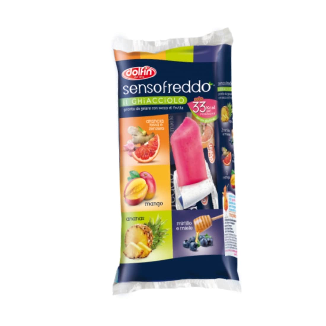Šerb. valg. ledai DOLFIN SENSOFREDDO, 10x40ml