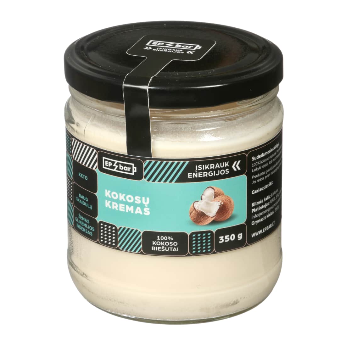 Kokosų kremas EPBAR, 350 g