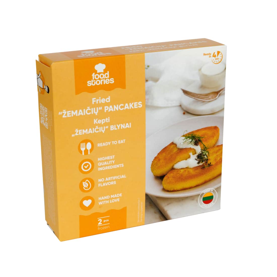 ŽEMAIČIŲ blynai su mės.įd.DONE COOKIN,260 g