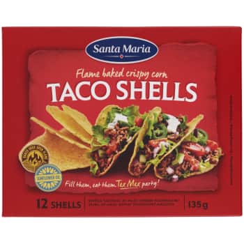 Kukurūzas Tako laiviņas SANTA MARIA 135g