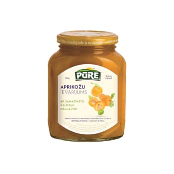 Ievārījums PŪRE āb.-bumb. mazkalor.390g