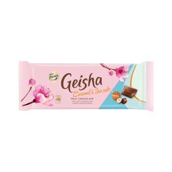 Šok. tāfel. Geisha karam.jūras sāls 100g