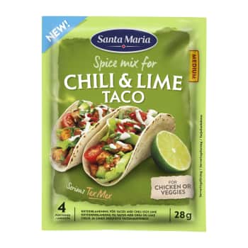Tako garšv. SANTA MARIA CHILI&LIME 28g