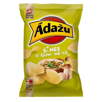 Čipsi ĀDAŽU ar sēnēm krējuma mērcē 130g