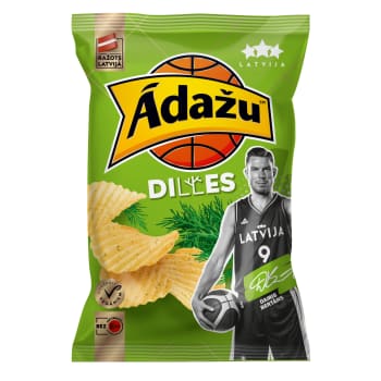 Čipsi ĀDAŽU ar diļļu garšu 130g