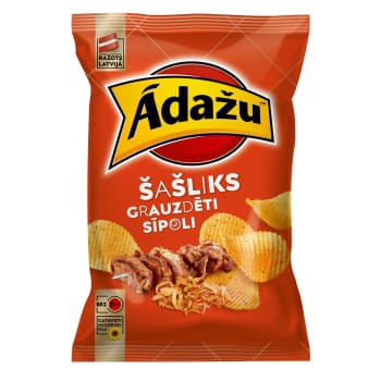 Čipsi ĀDAŽU šašlika un grauzd.sīp.g.130g