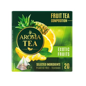 Augļu tēja AROMA TEA eksotiskie augļi 20x2g