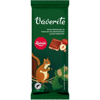 Piena šokolāde VĀVERĪTE 90g