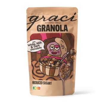 Granola GRACI trīs veidu šokolādes 250g