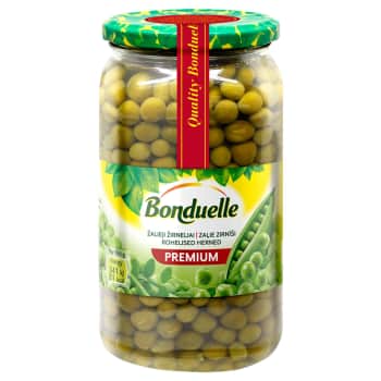 Kons.zaļie zirnīši BONDUELLE 660g stiklā