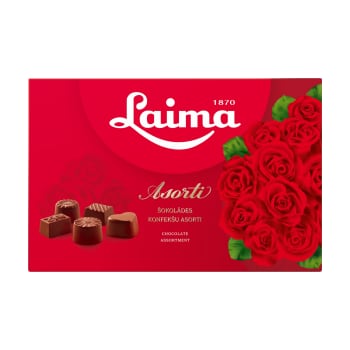 Konf. kārba LAIMA ASORTI ROZES 470g