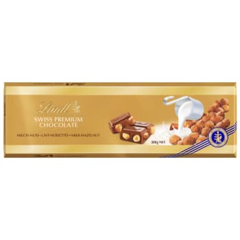 Šokolāde LINDT ar riekstiem 300g