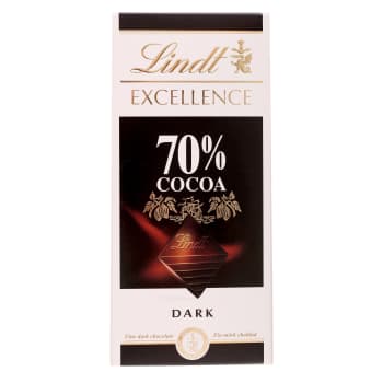 Šokolāde LINDT tumšā 70% 100g