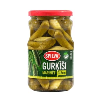 Marinēti gurķīši SPILVA 670g