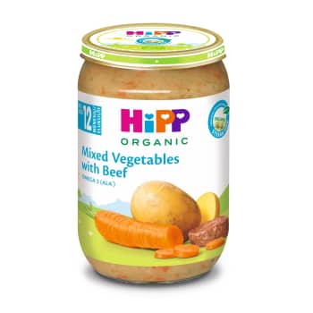 Biez. HIPP liellop.g. ar dārz. 12+ 220g