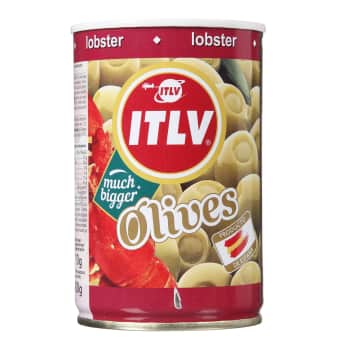 Zaļās olīvas ITLV ar omāru 300g
