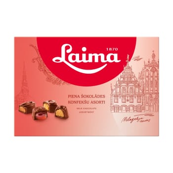 Konfekšu kārba LAIMA RIGERTS PIENA 215g