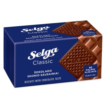 Cepumi SELGA ar šokolādes garšu 180g