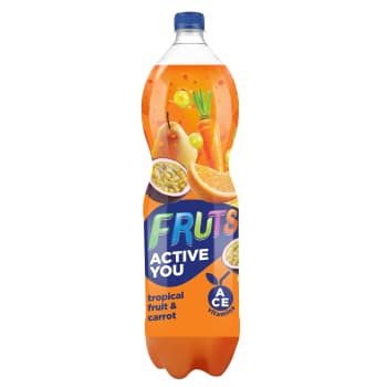Negāzēts dzēriens FRUTS burkānu-tropu augļu 1,5L D