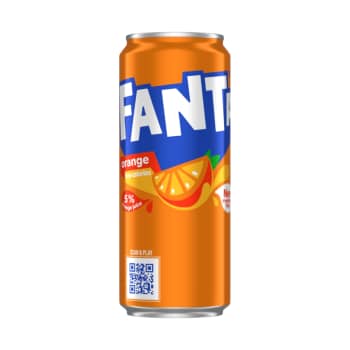 Gāz.dzēriens FANTA ORANGE 0,33L skārd. D