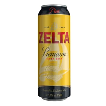 Alus ZELTA 5,2% 0,568L skārd.D