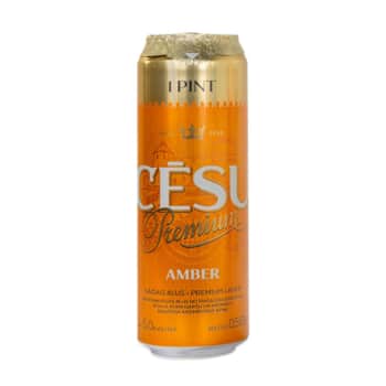 Alus CĒSU PREM.AMBER 5% 0,568L skārd.D