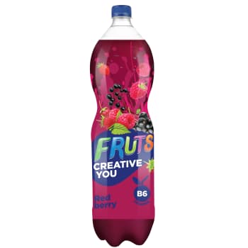 Negāzēts dzēriens FRUTS sarkano ogu 1,5L D