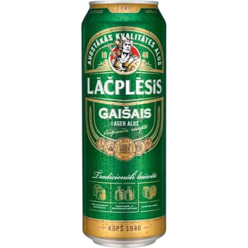 Alus LĀČPLĒSIS gaišais PINTE 5% 0,568L D