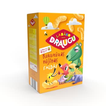 Kukurūzas nūjiņas DRAUGU saldās 130g