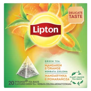 Zaļā tēja LIPTON mandarīnu-apels.20x1,8g