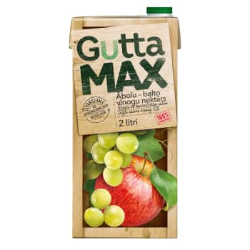 Nektārs GUTTA MAX ābolu-vīnogu 2L