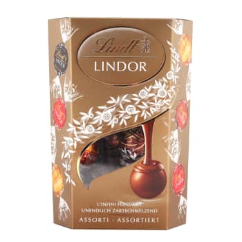 Konfekšu kārba LINDOR asorti 200g