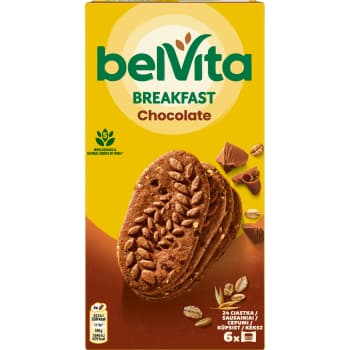 Kakao pilngraudu cepumi ar šokolādes gabaliņiem BELVITA 300g
