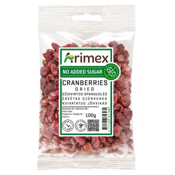 Žāvētas dzērvenes ARIMEX 100g