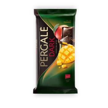 Tumš.šokolāde PERGALE ar mango pild.100g