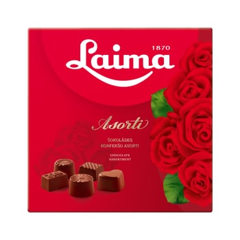 Konfekšu kārba asorti LAIMA 93g