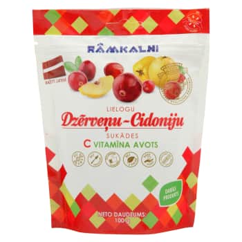 Dzērveņu-cidoniju sukādes RĀMKALNI 100g