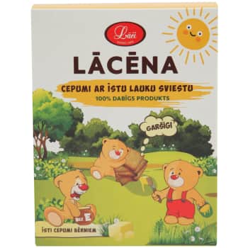 Cepumi LĀCĒNA ar īstu lauku sviestu 180g