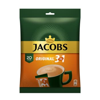 Kafijas dzēr.JACOBS 3IN1 BAG 20x15,2g