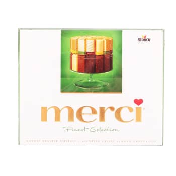 Šokolādes izlase ar riekstiem MERCI 250g