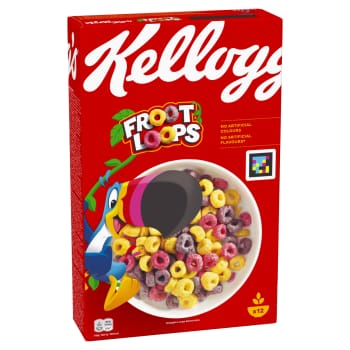 Sausās brok.KELLOGG'S Froot loops 375g
