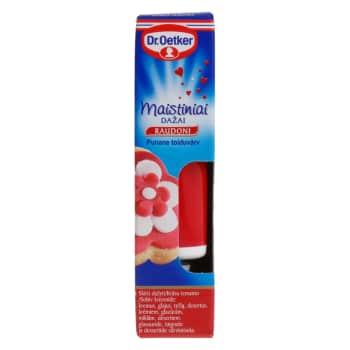 Pārtikas krāsv.sarkana DR.OETKER 10g