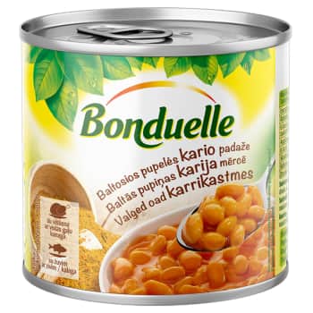 Balt.pupiņas karija mērcē BONDUELLE 430g