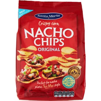 Tortiļu čipsi NACHO SANTA MARIA 185g