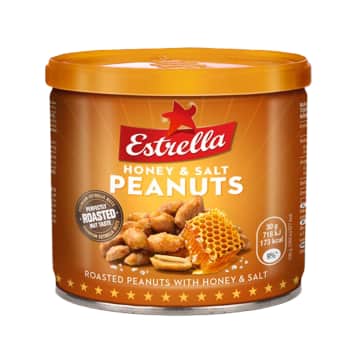 Zemesrieksti ESTRELLA ar medu 140g