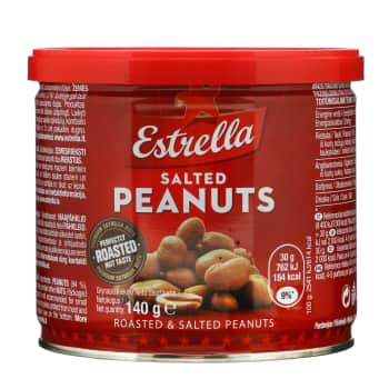 Grauzd.sālīti zemesrieksti ESTRELLA 140g
