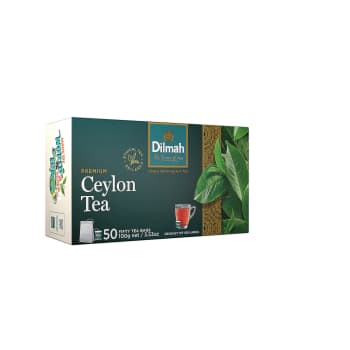 Melnā tēja DILMAH PREMIUM 50x2g