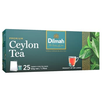 Melnā tēja DILMAH PREMIUM 25x2g