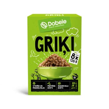 Griķi DOBELE 8x125g