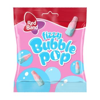 Želejas konf.RED BAND BUBBLE POP 100g